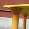 Gelber italienischer Mid-Century Modern Tisch aus Kunststoff von Kartell, 1970er 4