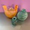 Italienische Mid-Century Vasen aus Muranoglas von Gino Cenedese für Scavo Series, 1960er, 3er Set 3