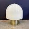 Mid-Century Modern Italian Table Lamp with Glossy Opal Glass by Mazzega, 1970s 3