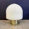 Mid-Century Modern Italian Table Lamp with Glossy Opal Glass by Mazzega, 1970s, Image 3