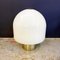 Mid-Century Modern Italian Table Lamp with Glossy Opal Glass by Mazzega, 1970s 4