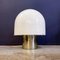 Mid-Century Modern Italian Table Lamp with Glossy Opal Glass by Mazzega, 1970s, Image 2