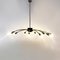 Mid-Century Modern Italian Sputnik Brass Ten Lights Chandelier, 1950s, Image 3