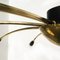 Mid-Century Modern Italian Sputnik Brass Ten Lights Chandelier, 1950s, Image 5