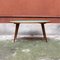 Elliptischer italienischer Mid-Century Tisch aus massiver Buche mit grüner Formica Platte, 1960er 2