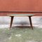 Mid-Century Italian Elliptical Solid Beech Table with Green Formica Top, 1960s, Image 2