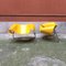 Italian Yellow Ribbon Cl9 Armchairs by Cesare Leonardi and Franca Quung from Bernini, 1960s, Set of 2, Image 2