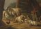 Pieter Plas, establo de ovejas, siglo XIX, óleo sobre lienzo, enmarcado, Imagen 3