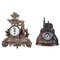 Antique Mantel Clocks, Set of 2 1