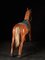 Painted Wood Toy Platform Horse with Real Hair Tail 4