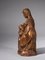 Spanish School Gilded Wooden Sculpture of Mary Holding Jesus, Image 3