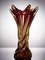 Amber Murano Glass Vase, Image 2