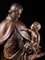 Italienische Holzskulptur des Heiligen Antonius und des Kindes, spätes 17. Jh 10