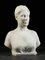 Marble Bust of Female Head by Louis Dubar, Image 8