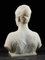 Marble Bust of Female Head by Louis Dubar, Image 4