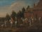Después de Philips Wouwerman, Stop of the Travellers, siglo XVII, óleo sobre tabla, enmarcado, Imagen 3