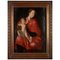 Flemish School, Painting of Madonna and Child, Oil on Panel, Framed, Image 1