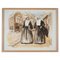 Lucien Desmaré, Street View mit zwei Nonnen, Papier, gerahmt 1