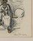 Kees Van Dongen, Boceto de mujer, Carboncillo sobre papel, Enmarcado, Imagen 3