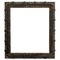 Decorative Wooden Frames and Distressed Mirror, Set of 3 2