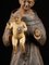 18th Century Wooden Polychrome Sculpture of Saint Anthony Carrying Jesus 9