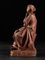 Polychrome Terracotta Statue of a Woman and Child 3