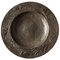 Decorative Pewter Plate with Leaves and Acorns 1