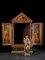 Small Flemish Terracotta Statue in Wooden Reliquary with Decorated Doors 2