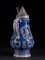 Keramik Bier Karaffen mit Indigo Blue Dekorationen, 4er Set 5