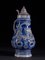 Ceramic Beer Carafes with Indigo Blue Decorations, Set of 4 7