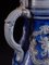 Carafes à Bière en Céramique avec Décorations Bleu Indigo, Set de 4 12