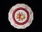 Juego de 3 platos de porcelana pintados a mano, Imagen 2