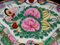 Asiatische bunte handbemalte Porzellanteller mit aufwendigen Designs, 2er Set 17