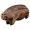 Escultura de cerdo Massim People's Charm de madera, Islas Trobriand, Imagen 1