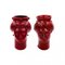Solimano & Roxelana M Figures • Red Etna from Crita Ceramiche, Set of 2 1