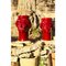 Solimano & Roxelana M Figures • Red Etna from Crita Ceramiche, Set of 2 2