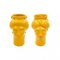 Solimano & Roxelana M Figures • Yellow Serradifalco from Crita Ceramiche, Set of 2 1