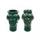 Solimano & Roxelana M Figures • Green Ucria from Crita Ceramiche, Set of 2 1