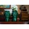 Statuette Solimano e Roxelana M verde di Crita Ceramiche, set di 2, Immagine 2