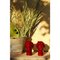 Figuras Solimano & Roxelana pequeñas • Etna roja de Crita Ceramiche. Juego de 2, Imagen 2