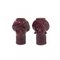 Solimano & Roxelana Figures, Small • Violet Ispica from Crita Ceramiche, Set of 2 4