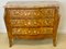 Louis XV Marble Tray and Marquetry Dresser 13