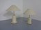 Lampes Vintage en Travertin, Italie, Set de 2 2