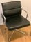 EA 207 Armchairs in Black Leather by Charles & Ray Eames for Vitra, Set of 2 5