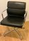 EA 207 Armchairs in Black Leather by Charles & Ray Eames for Vitra, Set of 2 7