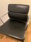 EA 207 Armchairs in Black Leather by Charles & Ray Eames for Vitra, Set of 2 8