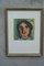 Ivan Jordell, Modern Portrait, 1950s, Pastel, Framed 1