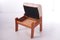 Vintage Teak with Leather Footrest, 1970 7