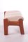 Vintage Teak with Leather Footrest, 1970 6