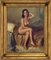 Luigi Aquino, desnudo, óleo sobre lienzo, enmarcado, Imagen 1